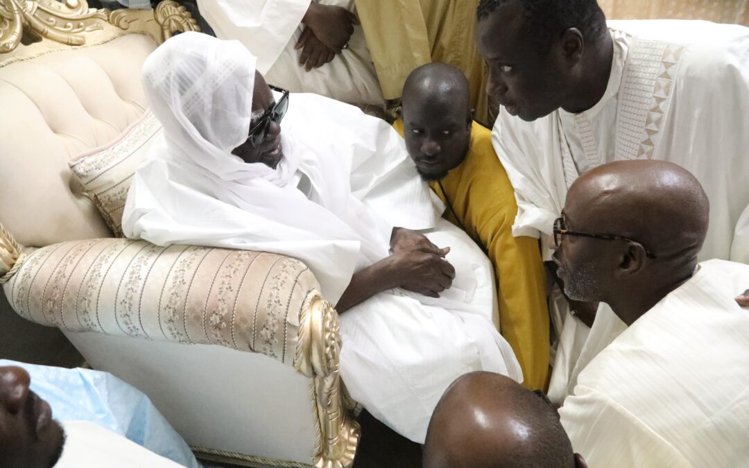 Préparatifs du Magal de Touba : Visite de courtoisie du Directeur Général de SEN’EAU au Khalife Général des Mourides