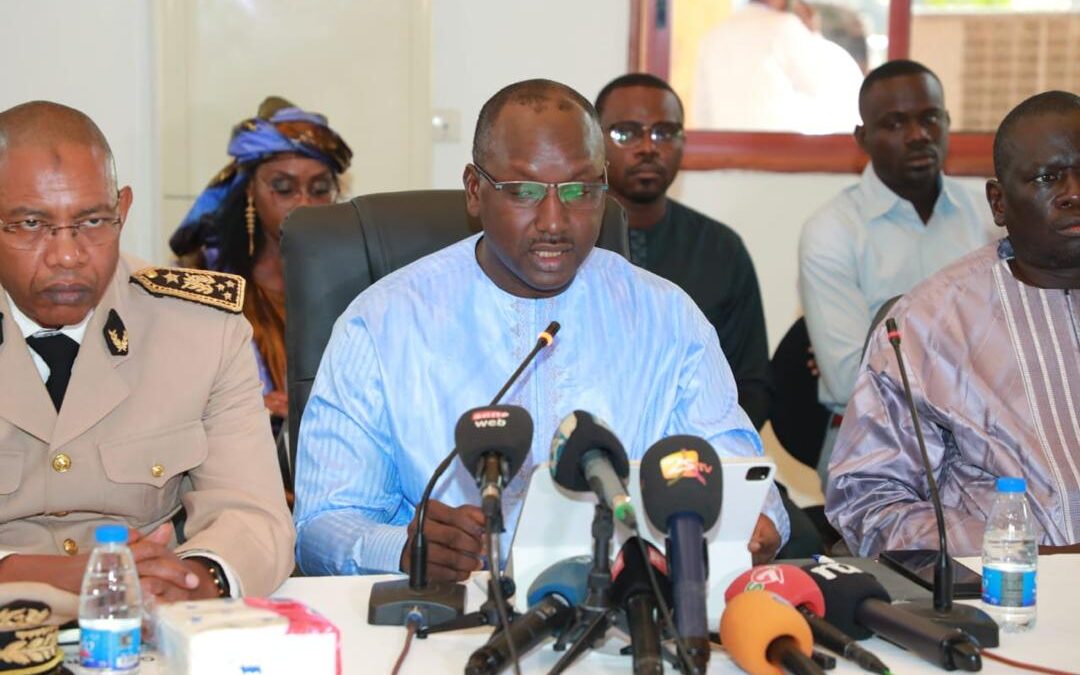 LE MINISTRE CHEIKH TIDIANE DIEYE LANCE LES CONCERTATIONS NATIONALES  SUR L’EAU ET L’ASSAINISSEMENT A KAOLACK