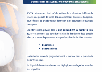 GRANDS TRAVAUX D’ENTRETIEN ET DE SECURISATION D’OUVRAGES STRATEGIQUES 05/06