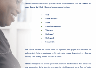 OUVERTURE CAISSES MOIS DE MAI